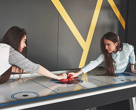 Air hockey game in Pune at Corinthians Pune Resort & Club