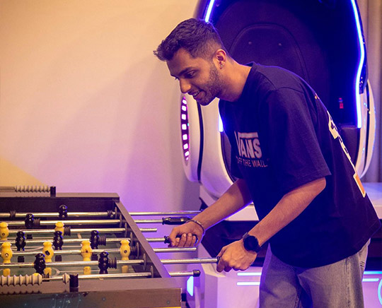 Foozball game in Pune at Corinthians Pune Resort & Club