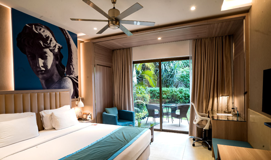 garden room in Pune at Corinthians Pune Resort & Club